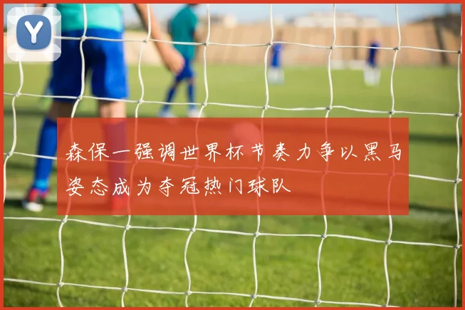 森保一强调世界杯节奏力争以黑马姿态成为夺冠热门球队